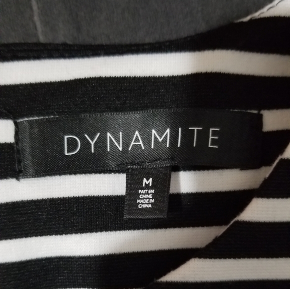 Dynamite striped asymmetrical dress - Picture 3 of 3